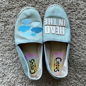 Sam Edelman Head in the Clouds Canvas Blue Flats